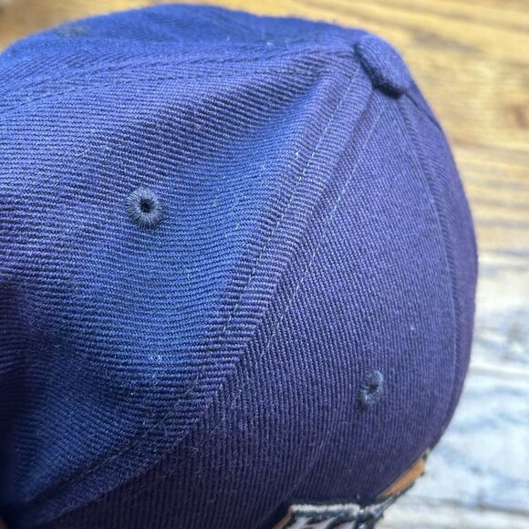 Harley Davidson Fitted Baseball Hat Cap Adult Large Wool Blue READ - Picture 7 of 10